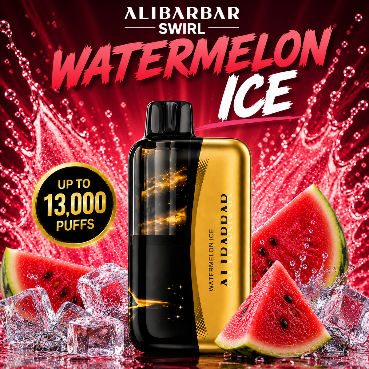 WATERMELON ICE - ALIBARBAR SWIRL 13,000