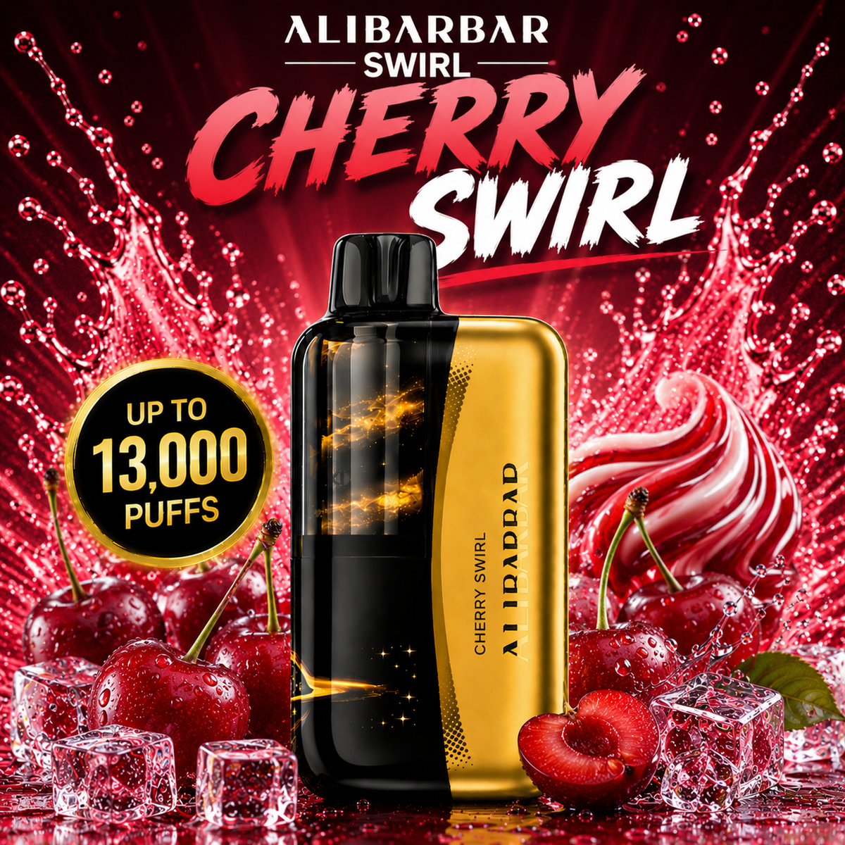 CHERRY SWIRL - ALIBARBAR SWIRL 13,000