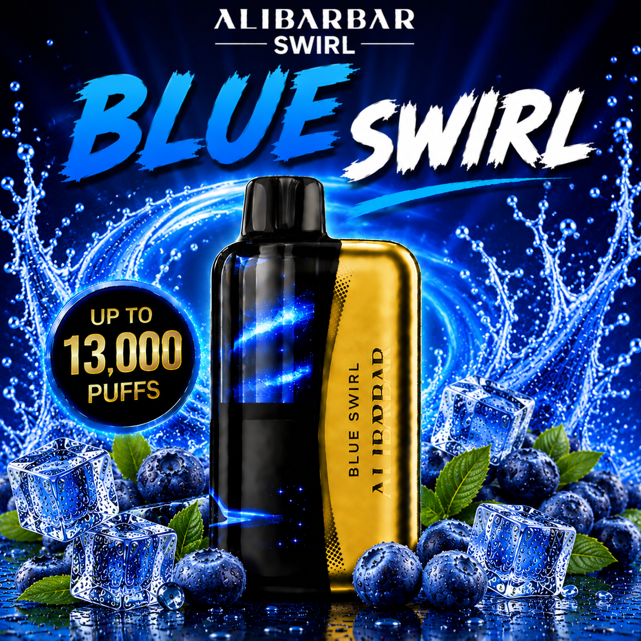 BLUE SWIRL - ALIBARBAR SWIRL 13,000