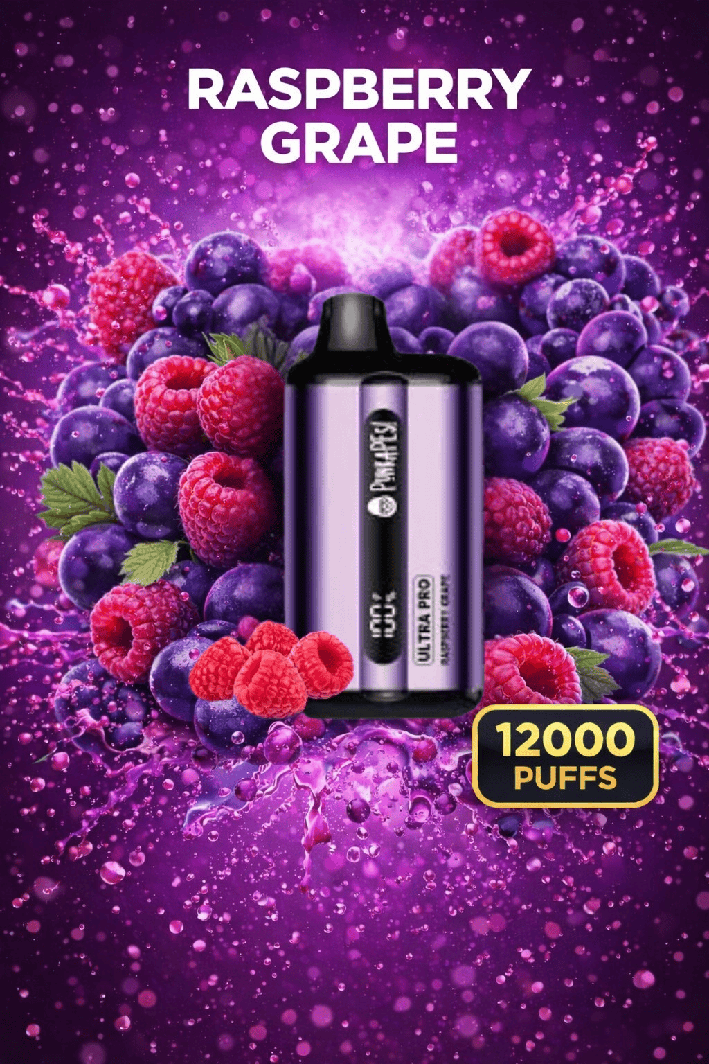 RASPBERRY GRAPE - PUNKAPES ULTRA PRO 12,000